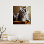 ピクシー・ボブ・キャット ポスター (キッチン)