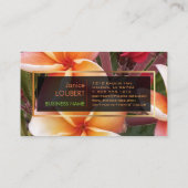 ピクスデジネスペナンピーチプルメリアス 名刺 (裏面)