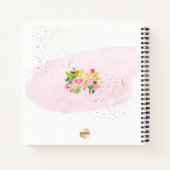 ピクスデジンズウォーターカラー春ブーケベビー1年目 ノートブック (裏面)