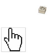 ピクセルおもしろいアートハンドオタク系のスクラップブック作りジャーナル ラバースタンプ (押印)