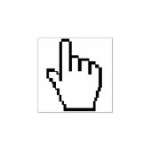 ピクセルおもしろいアートハンドオタク系のスクラップブック作りジャーナル ラバースタンプ (インプリント)