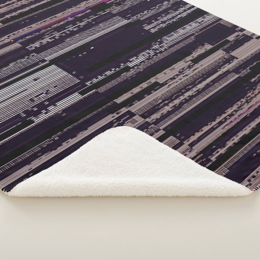 ピクセルが壊れたテレビ画面がきらめいた。抽象芸術フー シェルパブランケット (3/4)