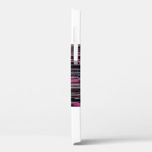 ピクセルが壊れたテレビ画面がきらめいた。抽象芸術フー Case-Mate iPhoneケース (裏面 / 左)