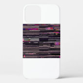 ピクセルが壊れたテレビ画面がきらめいた。抽象芸術フー Case-Mate iPhoneケース (裏面)