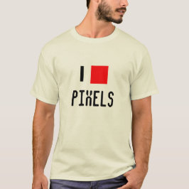 ピクセルが大好き Tシャツ