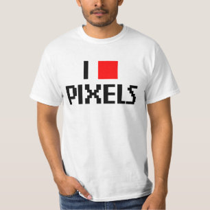 ピクセルが大好き Tシャツ