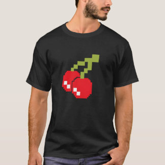 ピクセルさくらんぼ80sビデオゲームのハロウィーンの衣装 tシャツ