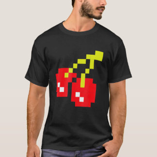 ピクセルさくらんぼ80sビデオゲームハロウィーン衣装Ea Tシャツ