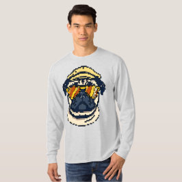 ピクセルのパグデライト Tシャツ