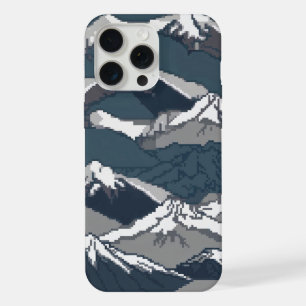 ピクセルの山 iPhone 15 PRO MAXケース