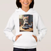 ピクセルの手：ゲーマーの子猫のアクション" (正面)