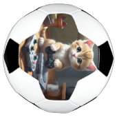 ピクセルの手：ゲーマーの子猫のアクション" サッカーボール (回転)