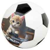 ピクセルの手：ゲーマーの子猫のアクション" サッカーボール (3/4)