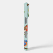 ピクセルの鳥と花 Case-Mate iPhoneケース (裏面 / 右)