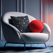 ピクセルよくはしゃぐチェックの黒いグレーのパターン クッション