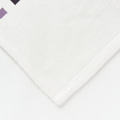 ピクセルアボカドウォリアー – 8ビットレトロゲームキャラクター フリースブランケット (角)