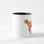 ピクセルアラビアの馬のマグ マグカップ (中央)
