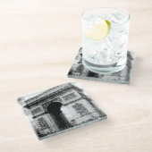 ピクセルアートの凱旋勝利 ガラスコースター (アングル)