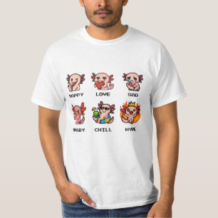 ピクセルアートエモーメントアクソロトルTシャツコレクション Tシャツ