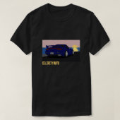 ピクセルアートカーJDMレジェンドロータリーFD Tシャツ (デザイン正面)
