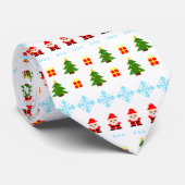 ピクセルアートクリスマス ネクタイ (ロール)