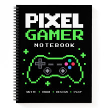 ピクセルアートゲーマーズノート – 書く・描く・デザイン・遊ぶ