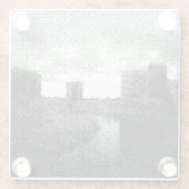 ピクセルアートスカイライン ガラスコースター (裏面)