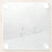 ピクセルアートダック ガラスコースター (裏面)