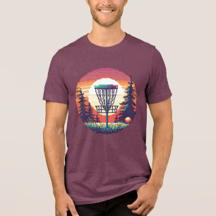 ピクセルアートディスクゴルフコース トライブレンドＴシャツ