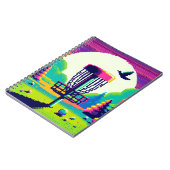 ピクセルアートディスクゴルフコース ノートブック (左側)