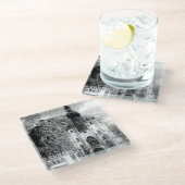 ピクセルアートディナント ガラスコースター (アングル)