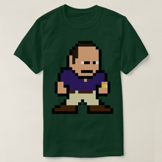 ピクセルアートトニーソプラノ Tシャツ (デザイン正面)