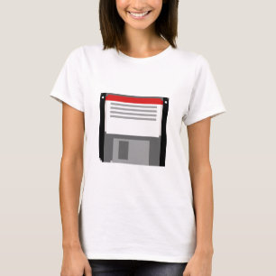 ピクセルアートフロッピーディスク Tシャツ