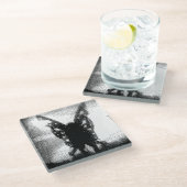 ピクセルアートモットマン ガラスコースター (アングル)