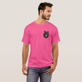 ピクセルアートラバー – ウルフパパママ Tシャツ (正面フル)
