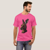 ピクセルアートラバー – カンガルーパパママ Tシャツ (正面フル)