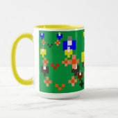 ピクセルアート印象主義 – Summer 2023マグカップ マグカップ (左)