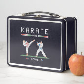 ピクセルアート空手 メタルランチボックス (インサイチュ)