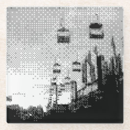 ピクセルアート遊園地 ガラスコースター