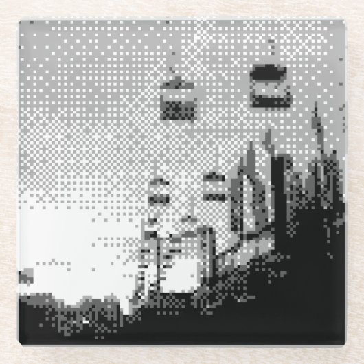 ピクセルアート遊園地 ガラスコースター (正面)