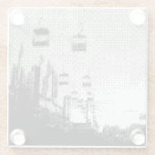 ピクセルアート遊園地 ガラスコースター (裏面)