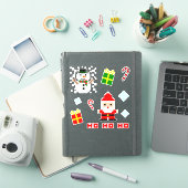 ピクセルアート クリスマスセット シール (iPadカバー)