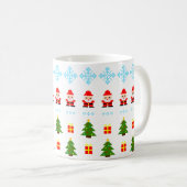 ピクセルアート クリスマス コーヒーマグカップ (正面右)