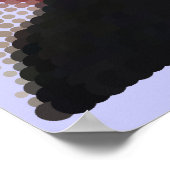 ピクセルアート(ドット)、バラク・オバマ ポスター (角)