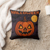 ピクセルアート ハロウィン 枕 (ブランケット)