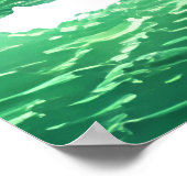 ピクセルアート、ロック、城、海で織る | AI Art ポスター (角)