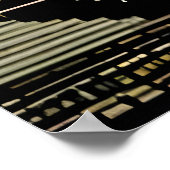 ピクセルアート、海に帆船 | AI Art ポスター (角)