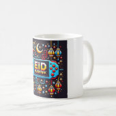 ピクセルアートEid Mubarakゲーム コーヒーマグカップ (正面右)