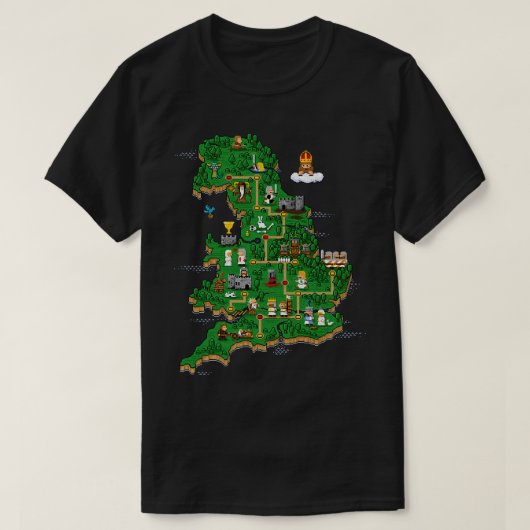 ピクセルアートPython Tシャツ (デザイン正面)