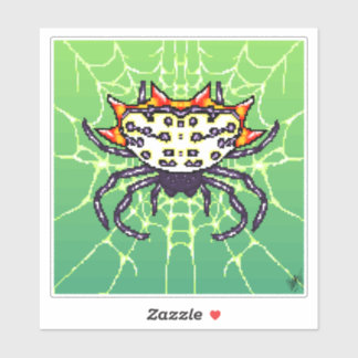 ピクセルカニのスパイダーアート シール